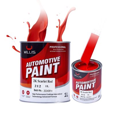 Easy Construction 2k Red Spray Paint Automotive Protection High Hardness 1l / 4l Per Can