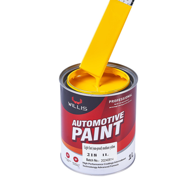 2k Yellow Paint Car Body Protection Liquid Coating State Durable