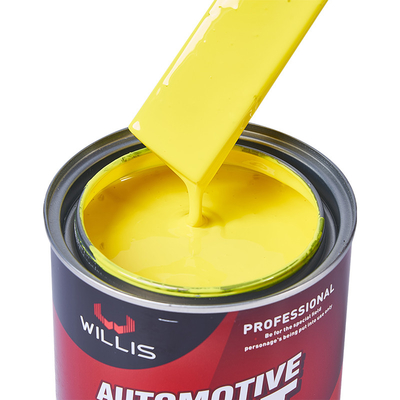 Bright Yellow 2k Car Paint / Auto Touch Up Spray Paint OEM / ODM