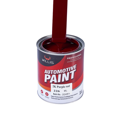 Quick Drying Auto Body Metal Filler 2k Automotive Spray Paint Purple Red