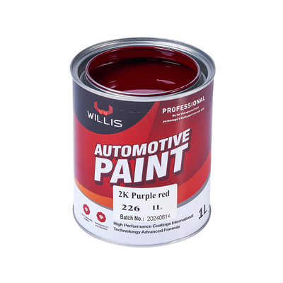 Quick Drying Auto Body Metal Filler 2k Automotive Spray Paint Purple Red