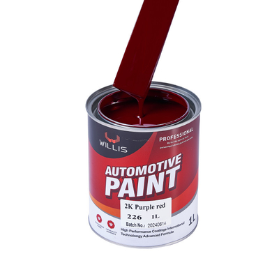 Quick Drying Auto Body Metal Filler 2k Automotive Spray Paint Purple Red