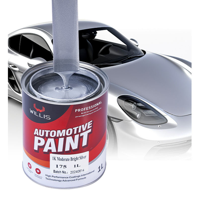 1K Powder Coating Silver Color Car Spray Paint Two Years Shelf Life