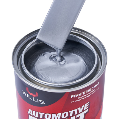 Willis 1K Basecoat Car Spray Paint Metallic Silver Auto Refinish