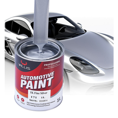 High Brightness Body Filler 1K Tint Base Metallic Silver Car Paint