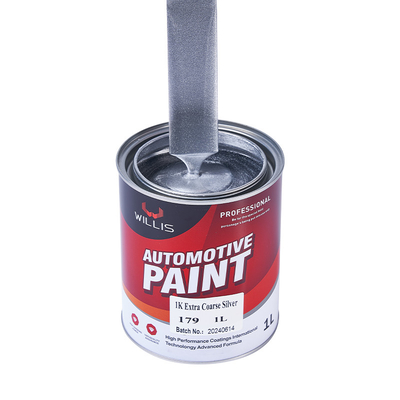 Liquid Coating Plastic Bumpers 1K Coarse Metallic Silver Spray Paint For Car