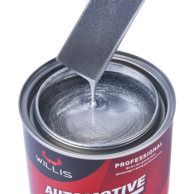 Liquid Coating Plastic Bumpers 1K Coarse Metallic Silver Spray Paint For Car