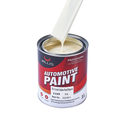 Crystal White Pearl Automotive Paint Strong Adhesion Acrylic Raw Material Auto Car Paint Metallic Automotive Paint