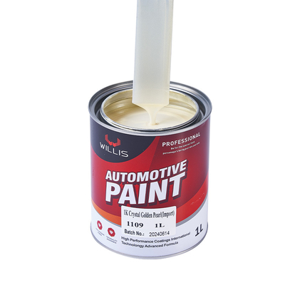 Crystal White Pearl Automotive Paint Strong Adhesion Acrylic Raw Material Auto Car Paint Metallic Automotive Paint