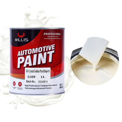 Crystal White Pearl Automotive Paint Strong Adhesion Acrylic Raw Material Auto Car Paint Metallic Automotive Paint