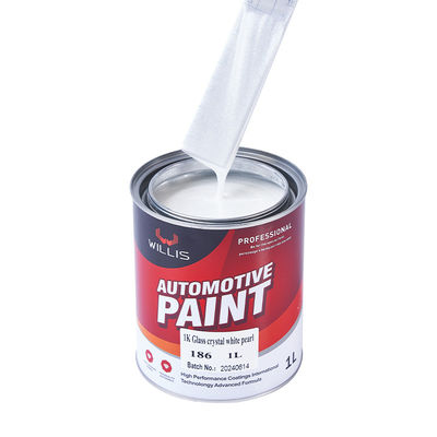 Acrylic Lacquer Metallic Pearl White Paint