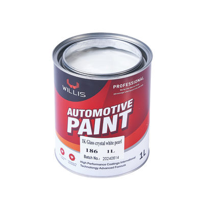 Acrylic Lacquer Metallic Pearl White Paint