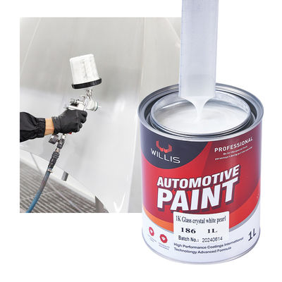 Acrylic Lacquer Metallic Pearl White Paint