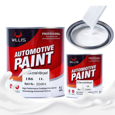 Acrylic Lacquer Metallic Pearl White Paint