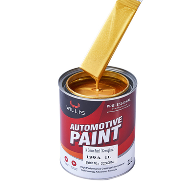1K Pearl Car Paint for Customizable Liquid Coating in Golden Pearl Green Phase