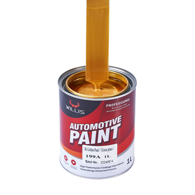1K Pearl Car Paint for Customizable Liquid Coating in Golden Pearl Green Phase