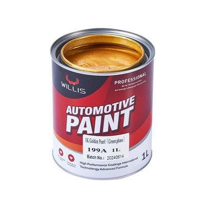 1K Pearl Car Paint for Customizable Liquid Coating in Golden Pearl Green Phase