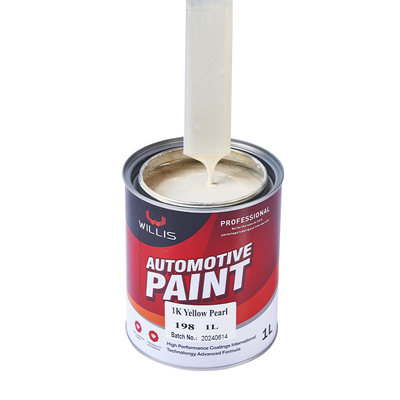 1K Acrylic Pearl Car Paint Yellow Pearl Clear Coat Hardener Thinner 2K/1K Color Paint
