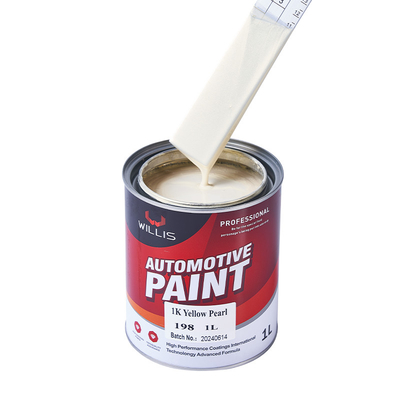 1K Acrylic Pearl Car Paint Yellow Pearl Clear Coat Hardener Thinner 2K/1K Color Paint