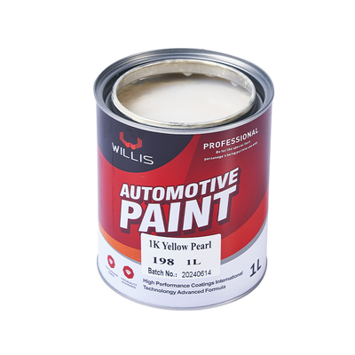 1K Acrylic Pearl Car Paint Yellow Pearl Clear Coat Hardener Thinner 2K/1K Color Paint