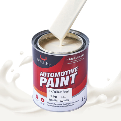 1K Acrylic Pearl Car Paint Yellow Pearl Clear Coat Hardener Thinner 2K/1K Color Paint