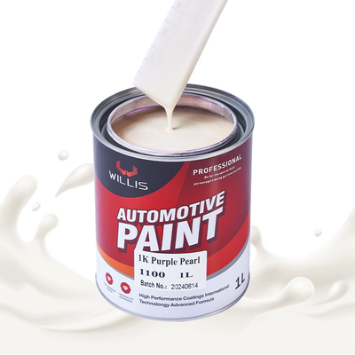 Automotive Weather Resistant 1K Purple Pearl Car Paint with Clear Coat and Hardener