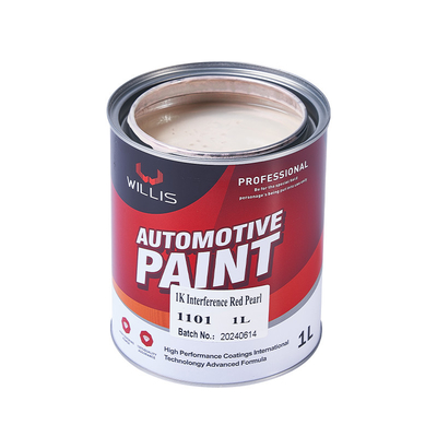 Pearl Automotive Paint 1K Basecoat Red/Blue Weather Resistant Clear Coat Hardener Thinner