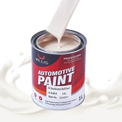 Pearl Automotive Paint 1K Basecoat Red/Blue Weather Resistant Clear Coat Hardener Thinner