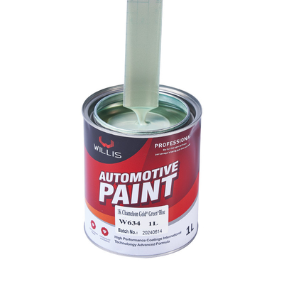 1K Multi Color Changing Pearlescent Illusion Effect Paint Acrylic Resin With Blue Green Purple Coating Paint