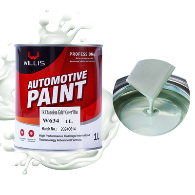 1K Multi Color Changing Pearlescent Illusion Effect Paint Acrylic Resin With Blue Green Purple Coating Paint