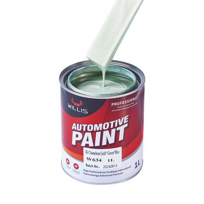 1K Multi Color Changing Pearlescent Illusion Effect Paint Acrylic Resin With Blue Green Purple Coating Paint