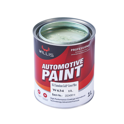 1K Multi Color Changing Pearlescent Illusion Effect Paint Acrylic Resin With Blue Green Purple Coating Paint