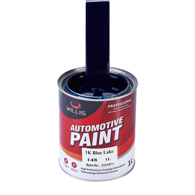 Furniture / Advertising 1K Car Paint High Hardness / Gloss Various Colors Blue Lake