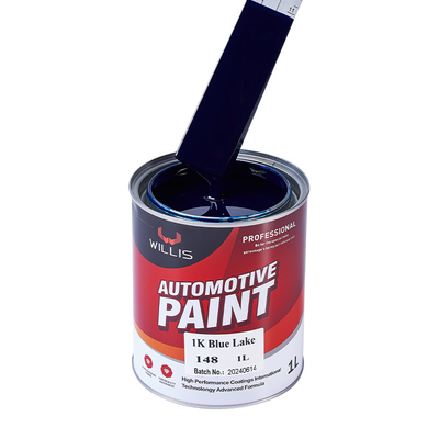 Furniture / Advertising 1K Car Paint High Hardness / Gloss Various Colors Blue Lake