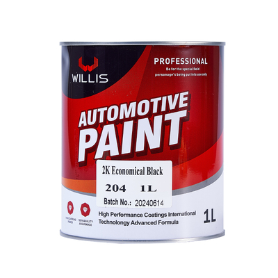 High Gloss 2K Acrylic Basecoat Topcoat Multiple Colors Available Black Automotive Paint Two-Component Liquid Coating Car Spray