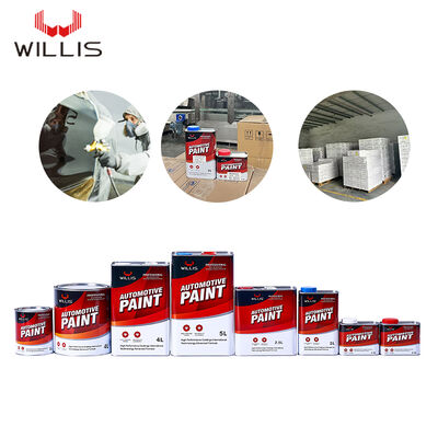 High Solid 2K Acrylic Clear Coat Automotive Refinish Transparent Car Paint Varnish Liquid Sprayed Basecoat