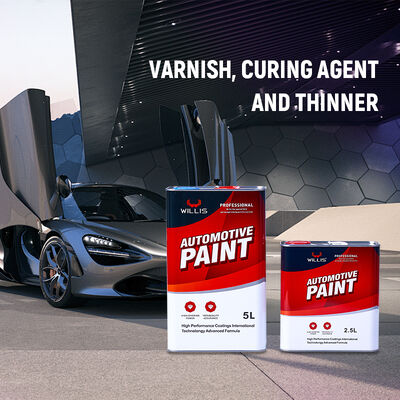 Wholesale Automotive Coating Paint Set Clear Coat Hardener High Solid UV Gloss Varnish Permanent UV Coating Car Paint Thinner