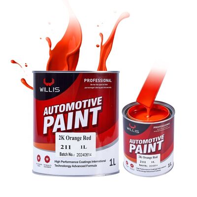 Professional Quality WILLIS 2K Car Paint with Delicate Texture for Plastic Coating & Boat Paint Spray Application