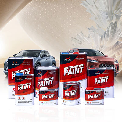 Best Selling WILLIS 2K Red Acrylic Resin Liquid Coating Car & Boat Paint with Spray Application