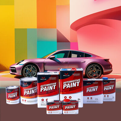 WILLIS 2K Solid Color Acrylic Car Paint Spray Topcoat Repair Coating Liquid Automotive Supplies Model 212