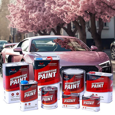 WILLIS 206 2K Car Refinishing Paint Auto Body Refinish Spray Paint Solid Colors High Gloss Blue Acrylic Coating Metal