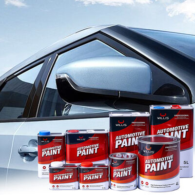 High Quality WILLIS 2K Medium Yellow Acrylic Based Liquid Coating Car Paint Auto Spray Repair Furniture Paint