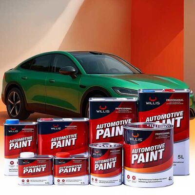Factory Direct Supply High Quality 2K Medium Yellow Acrylic Based Liquid Coating Car Paint Spray for Auto & Furniture Protection