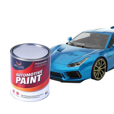 WILLIS Industrial 2K Solid Color Acrylic Car Body Paint with Pigment OEM Code Spray Application Liquid Coating (Model 206)