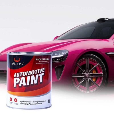 WILLIS Model 201 Sustainable Eco-Friendly Car Body Paint 1K/2K Solid Color Acrylic Spray Paint Pigment OEM Code Liquid Coating