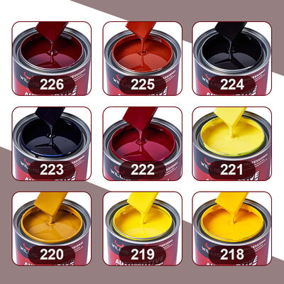 High Solid Content Car Paint Manufacturer Blue Automotive Paints 1k 2k Refinish Paint for Auto Body Repair Coating