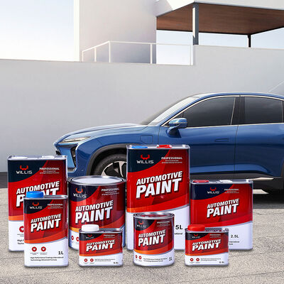 High Solid Content Car Paint Manufacturer Blue Automotive Paints 1k 2k Refinish Paint for Auto Body Repair Coating
