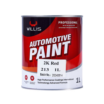 Red Repair Acrylic Base Paint Surface Paint Spraying Automotive Repair Paint