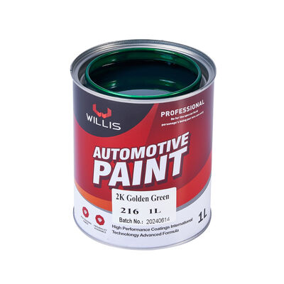 2K Golden Green Automotive Coating Paint Multiple Colors Available for Auto Repair Basecoat Refinish Acrylic Two-Component Paint