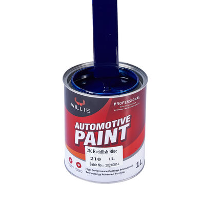 2K Acrylic Car Spray Paint Reddlish Blue Automotive Metallic Color Good for Car Repair & Multiple Colors Available